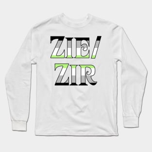 Agender Zie/Zir Long Sleeve T-Shirt